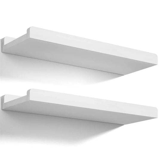 Chic Wooden Wall Shelves Duo