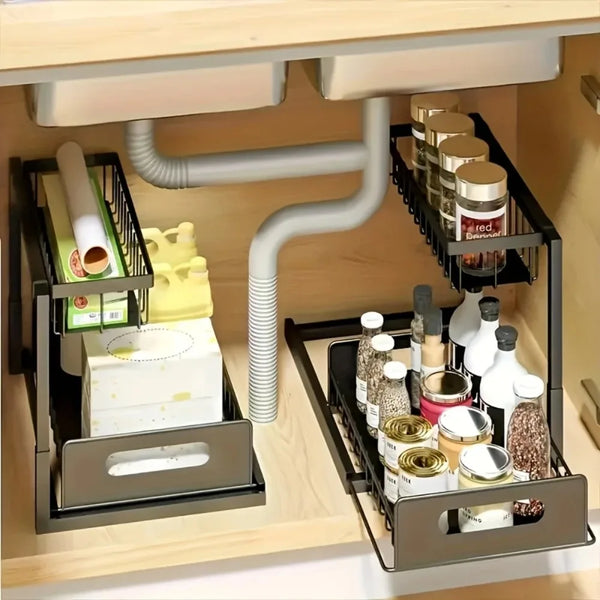 Easy Slide Kitchen Organizer